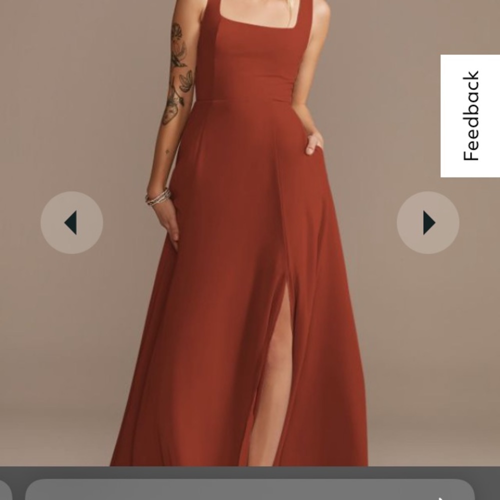 NWT Cinnamon bridesmaid dress sz 2